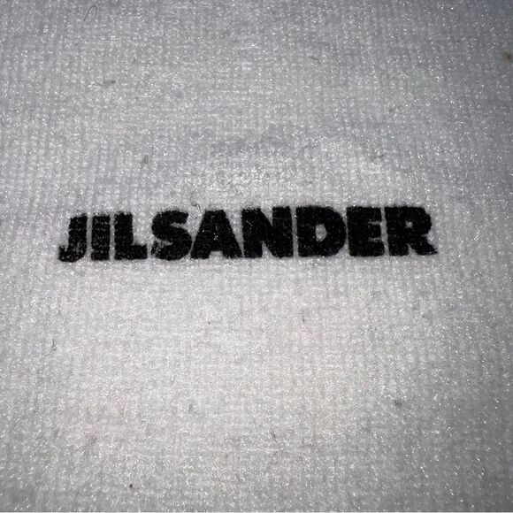 Jil Sander Synthetic Dust Bag w/Black Print and Drawstring - Picture 2 of 5